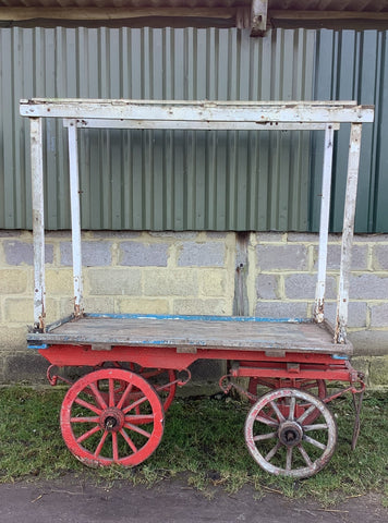 Red Painted Trades Cart