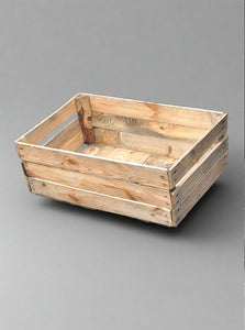 Rectangular wooden potato / fruit crate.