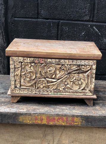 Floral Wooden Coffer