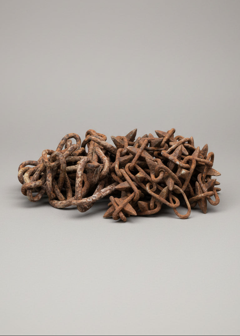 Prop Rusted Chains Rusty Chain with Spikes – Ashwood Props